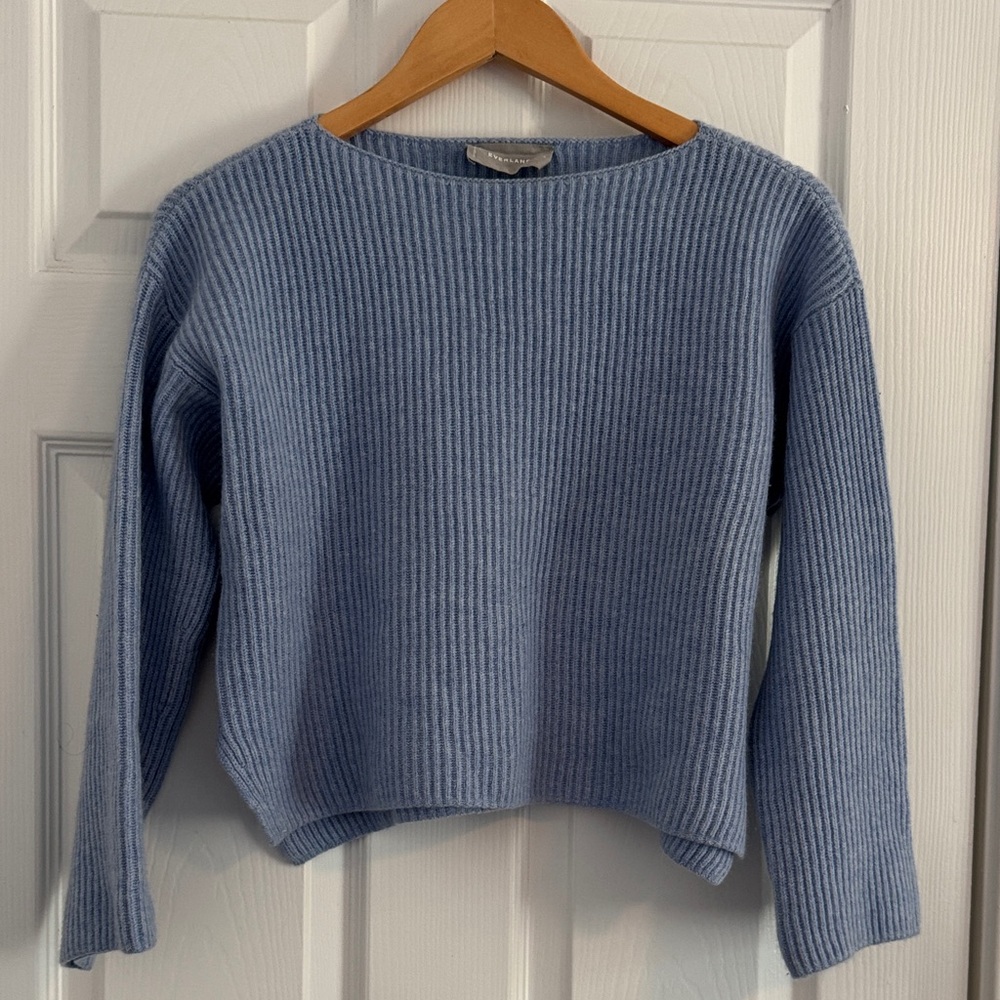 Everlane Light Blue Cashmere Sweater